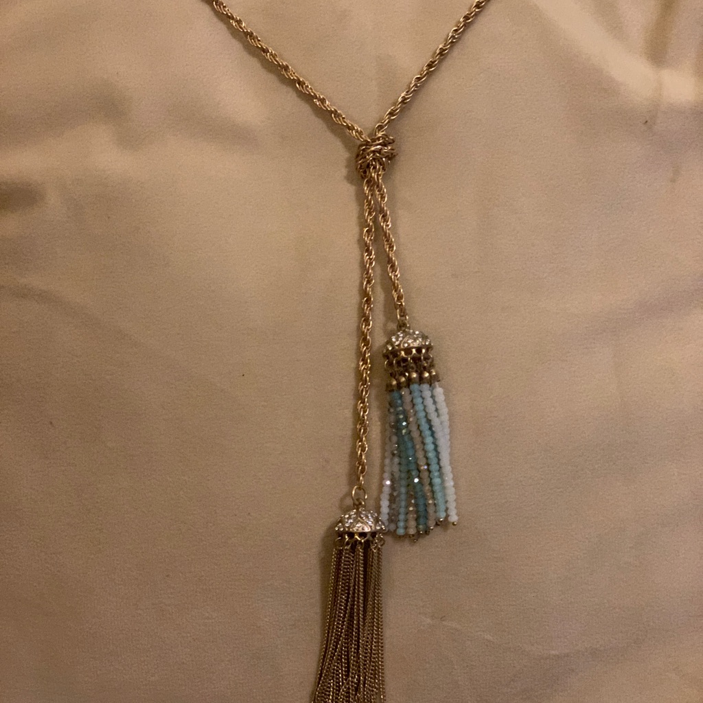Lydell Nyc Double Tassel Necklace
